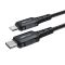 Кабель ACEFAST C4-01 Type-C to iP 3A, 30W, 1.8m, nylon, zinc connectors, Black (6974316281306)