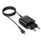 Мережевий зарядний пристрій з кабелем HOCO C72Q Glorious single port QC3.0 charger set(Micro) 18W Black (6931474732521)