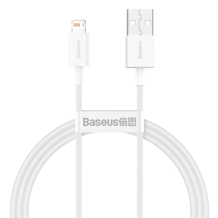 Кабель Baseus Superior Series USB to iP 2.4A 1m White (CALYS-A02)