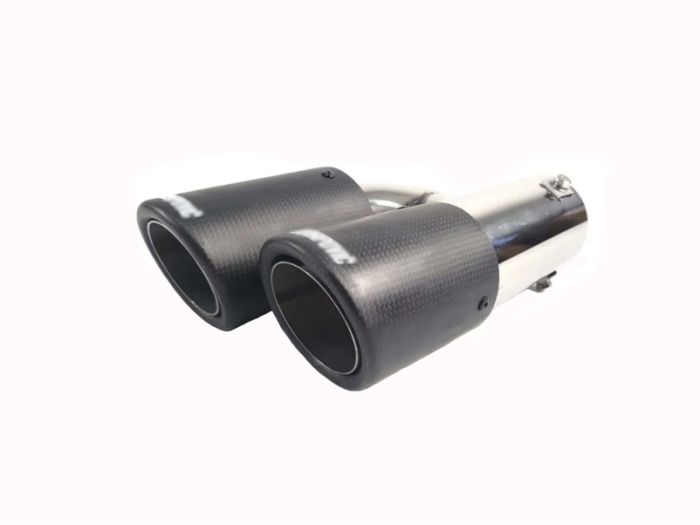 Насадки на выхлоп Carbon ( матовый ) 54mm To 76mm ( двойная H ) на Akrapovič Akrapovič