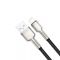 Кабель Baseus Cafule Series Metal Data Cable USB to IP 2.4A 1m Black (CALJK-A01)