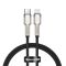 Кабель Baseus Cafule Series Metal Data Cable Type-C to iP PD 20W 1m Black (CATLJK-A01)