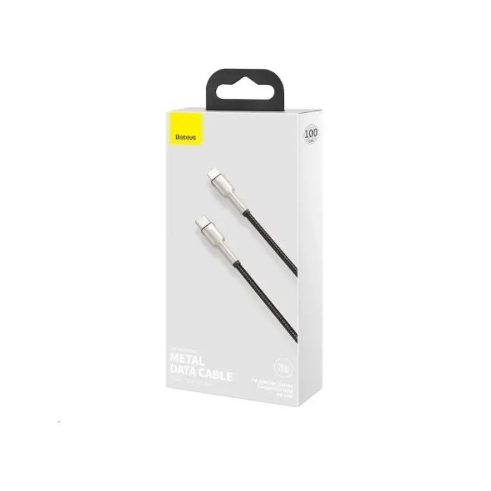 Кабель Baseus Cafule Series Metal Data Cable Type-C to iP PD 20W 1m Black (CATLJK-A01)