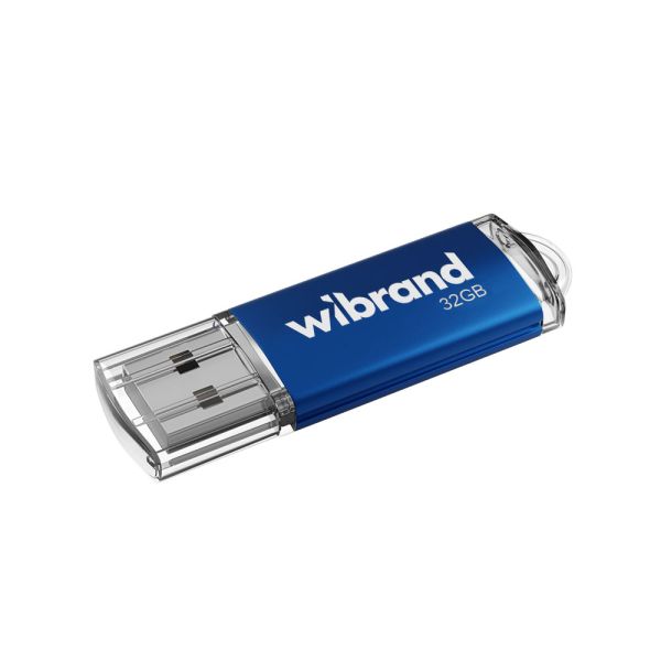 Флеш-накопичувач Wibrand USB 2.0 Cougar 32Gb Blue (WI2.0/CU32P1U)