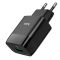 Мережевий зарядний пристрій HOCO C72Q Glorious single port QC3.0 charger 18W Black (6931474732507)