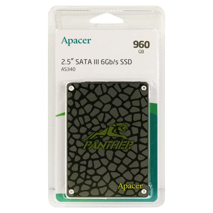 Накопичувач SSD Apacer AS340 960GB 2.5" 7mm SATAIII Standard (AP960GAS340G-1)
