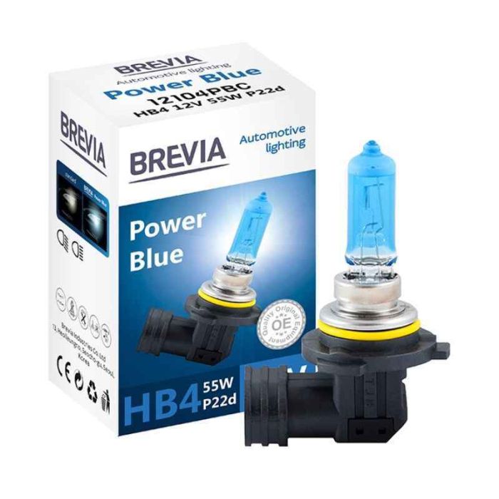 Галогенная автолампа HB4 Brevia Power Blue  (12104PBC)