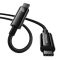 Кабель Baseus Tungsten Gold Fast Charging Data Cable Type-C to Type-C 240W 2m Black (CAWJ040101)