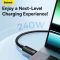 Кабель Baseus Tungsten Gold Fast Charging Data Cable Type-C to Type-C 240W 2m Black (CAWJ040101)
