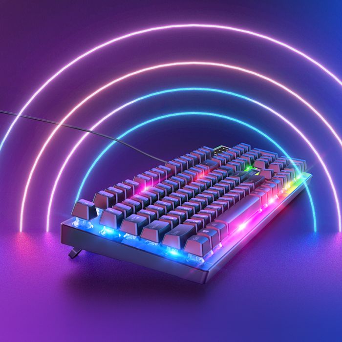 Миша + клавіатура HOCO GM18 Luminous gaming keyboard and mouse set Black (6931474783684)