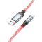 Кабель HOCO U112 Shine charging data cable for iP Gray (6931474788801)