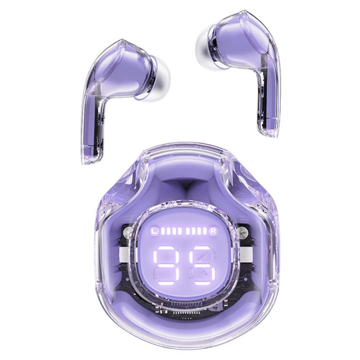 Бездротові навушники TWS ACEFAST T8 Crystal Alfalfa Purple (6974316282266)