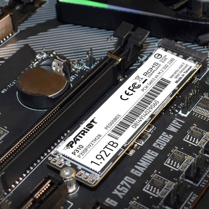 Накопичувач SSD M.2 Patriot P310 1920GB NVMe 2280 PCIe 3.0x4 3D NAND TLC (P310P192TM28)