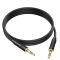 Аудiокабель HOCO UPA30 3.5mm male to 3.5mm male, nylon braid, 1m, Black (6942007625463)