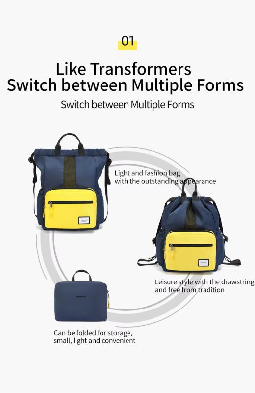 Рюкзак Tigernu T-S8511 14" Blue with Yellow (T-S8511BlueY)