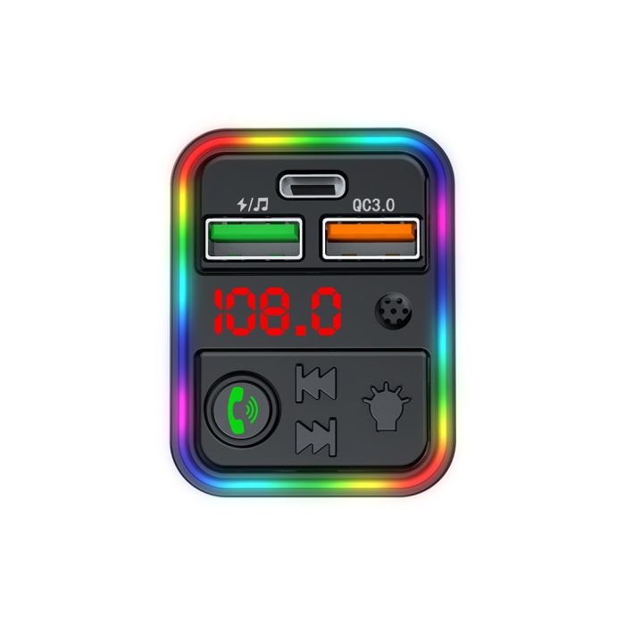 АЗП з FM-модулятором WUW-C162 Black (6972573334971)