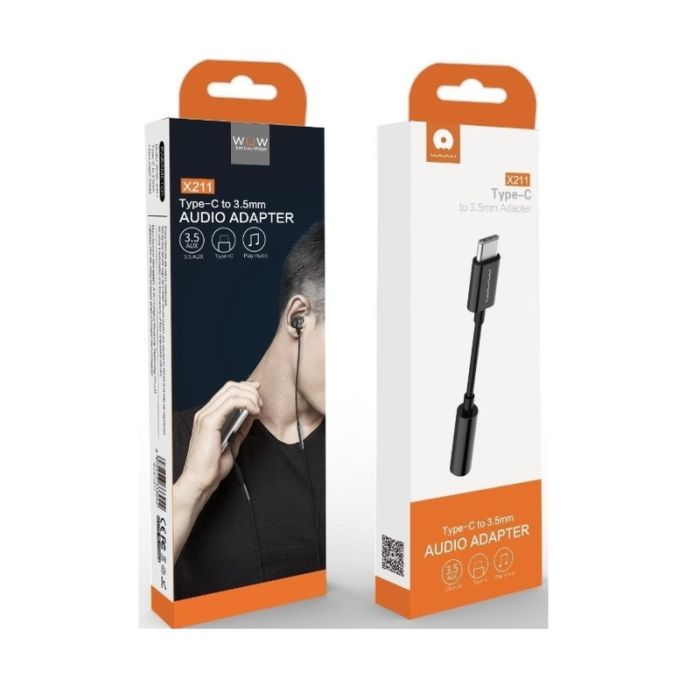 Аудіокабель WUW-X211 Black (WUW-X211)