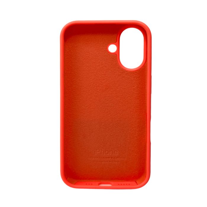 Чохол для смартфона Silicone Full Case AA Open Cam for Apple iPhone 16 18,Peach (FullOpeAAi16-18)
