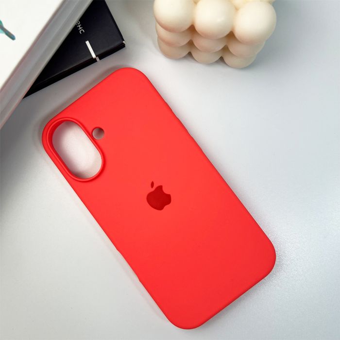 Чохол для смартфона Silicone Full Case AA Open Cam for Apple iPhone 16 18,Peach (FullOpeAAi16-18)