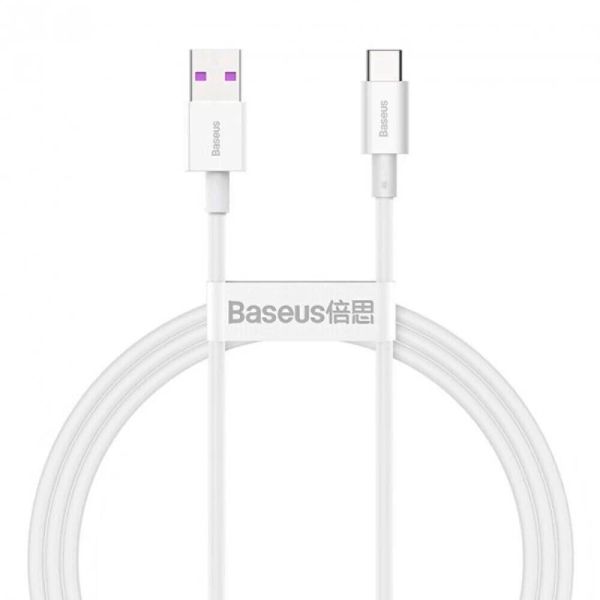 Кабель Baseus Superior Series Fast Charging Data Cable USB to Type-C 66W 2m White (CATYS-A02)