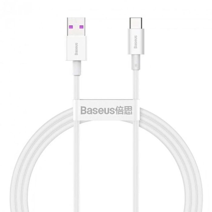 Кабель Baseus Superior Series Fast Charging Data Cable USB to Type-C 66W 2m White (CATYS-A02)