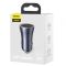 Автомобільний зарядний пристрій Baseus Golden Contactor Pro Dual Quick Charger Car Charger U+C 40W Dark Gray (CCJD-0G)
