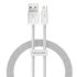 Кабель Baseus Dynamic Series Fast Charging Data Cable USB to iP 2.4A 2m White (CALD000502)