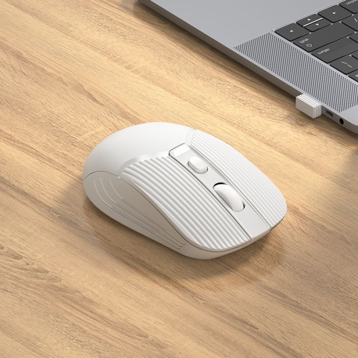 Маніпулятор миша BOROFONE BG5 Business wireless mouse White (6974443383003)