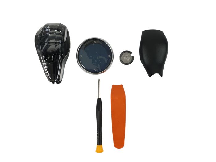 Хрустальный селектор КПП (с логотипом 8) на BMW 8 Series G14/G15/G16 2018-2023 года