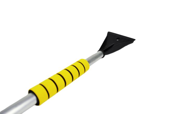 Щітка зі скребком 75см "ICE-75" жовта