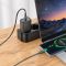 Мережевий зарядний пристрій HOCO N62 Gentle single port PD30W charger (EU) Black (6942007644297)