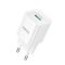 Мережевий зарядний пристрій HOCO C145A Charm single port QC3.0 charger (EU) White (6942007630214)