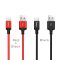 Кабель HOCO X14 USB to Type-C 3A, 1m, nylon, aluminum connectors, Black (6957531062868)