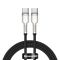 Кабель Baseus Cafule Series Metal Data Cable Type-C to Type-C 100W 2m Black (CATJK-D01)