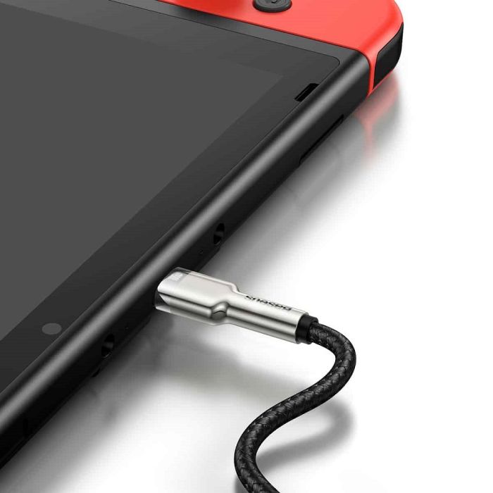 Кабель Baseus Cafule Series Metal Data Cable Type-C to Type-C 100W 2m Black (CATJK-D01)