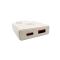 Мережевий зарядний пристрій WUW-C217 PD 25W USB A + Type-C white (C217)