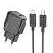 Мережевий зарядний пристрій з кабелем HOCO CS22A Value single port PD30W charger set(Type-C to Type-C) Black (6942007609937)