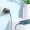 Мережевий зарядний пристрій з кабелем HOCO CS22A Value single port PD30W charger set(Type-C to Type-C) Black (6942007609937)