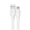 Кабель WUW-X169 USB Lightning 5А white (6972573331628)