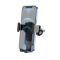Автотримач для телефона HOCO CA103 vertical and horizontal air outlet gravity car holder Black Metal Gray (6931474766229)