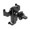 Автотримач для телефона HOCO CA103 vertical and horizontal air outlet gravity car holder Black Metal Gray (6931474766229)