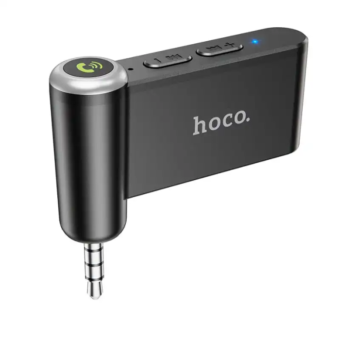 Bluetooth-ресивер HOCO E58 Magic music car AUX BT receiver Black (6931474748768)