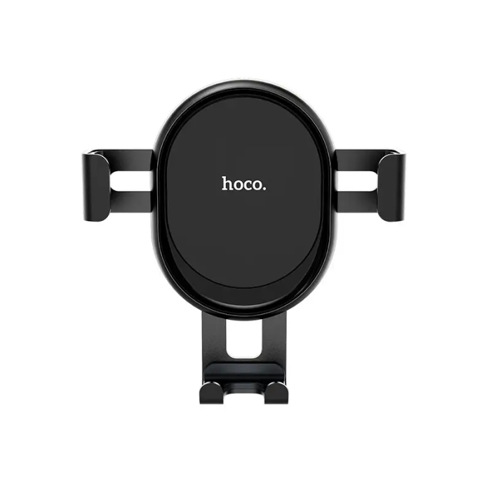 Автотримач для телефона HOCO CA56 Plus Armor metal gravity car holder Black Silver (6931474760296)