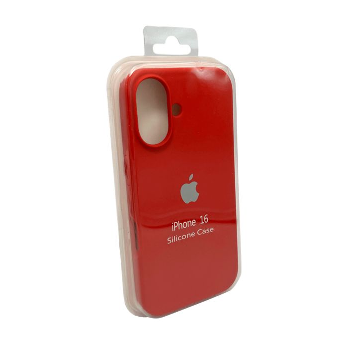 Чохол для смартфона Silicone Full Case AA Open Cam for Apple iPhone 16 20,China Red (FullOpenAAi16-20)