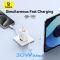 Мережевий зарядний пристрій Baseus Cube Fast Charger C+U 30W EU Moon White (P10111404213-00)