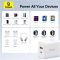 Мережевий зарядний пристрій Baseus Cube Fast Charger C+U 30W EU Moon White (P10111404213-00)