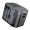 Мережевий зарядний пристрій BOROFONE BAC13 Leader 3-port PD20W(1C2A) universal conversion charger Black (6941991117169)