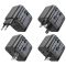 Мережевий зарядний пристрій BOROFONE BAC13 Leader 3-port PD20W(1C2A) universal conversion charger Black (6941991117169)