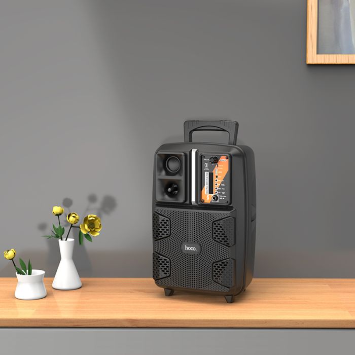 Портативна колонка HOCO BS37 Dancer outdoor wireless speaker Black (6931474727602)