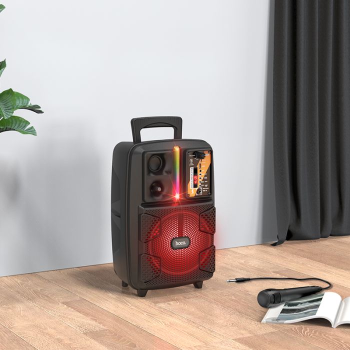 Портативна колонка HOCO BS37 Dancer outdoor wireless speaker Black (6931474727602)